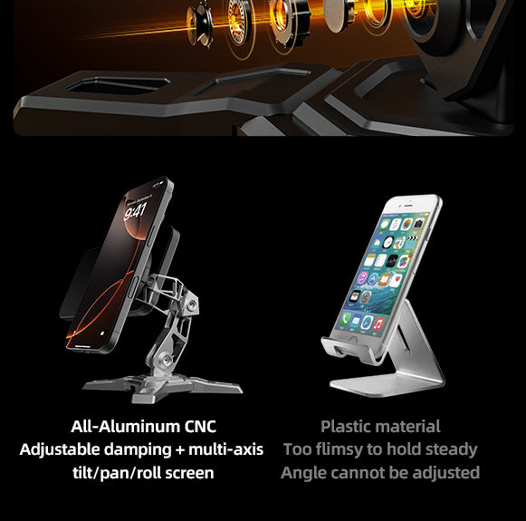 MagSafe Phone Stand - CNC Aluminum Holder Adjustable Arm