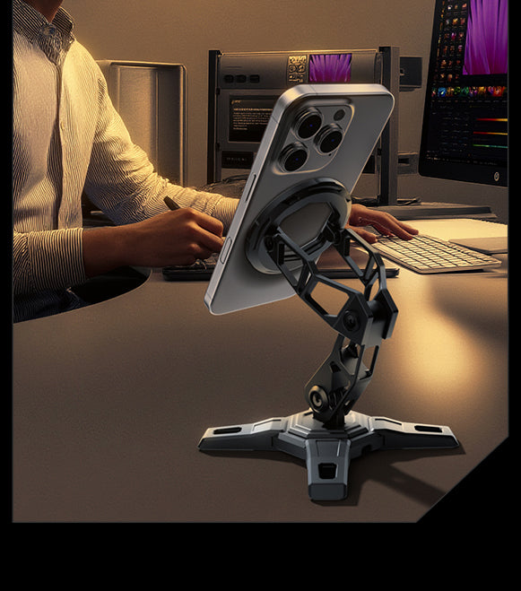 MagSafe Phone Stand - CNC Aluminum Holder Adjustable Arm