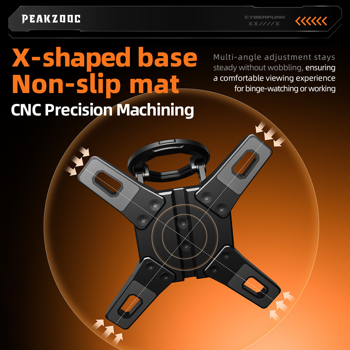 MagSafe Phone Stand - CNC Aluminum Holder Adjustable Arm