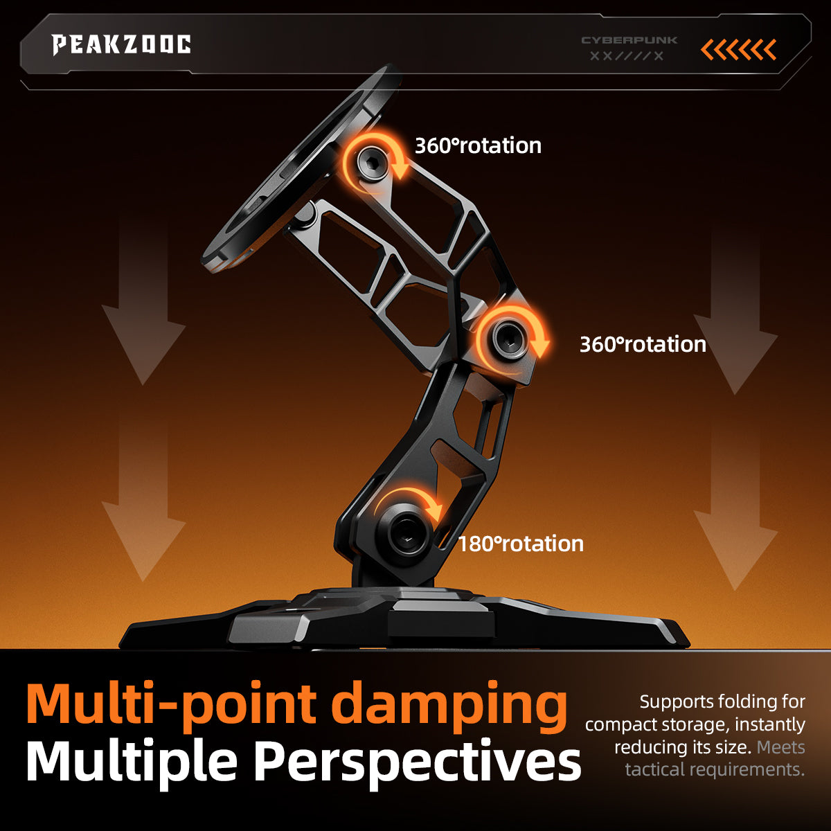 MagSafe Phone Stand - CNC Aluminum Holder Adjustable Arm